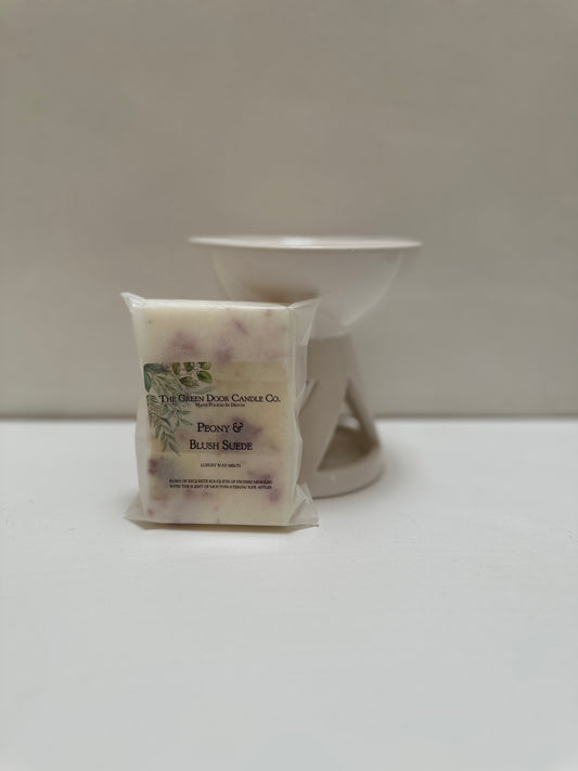 Peony & Blush Suede Wax Melts