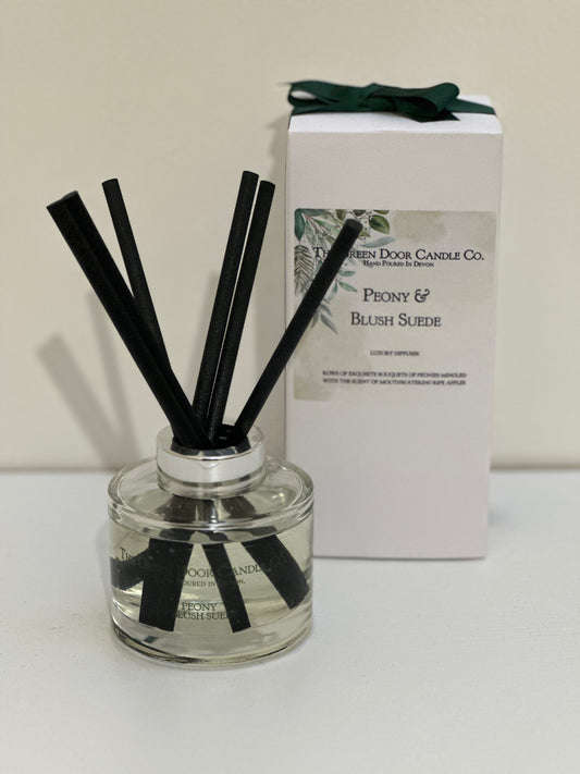 Peony & Blush Suede Reed Diffuser