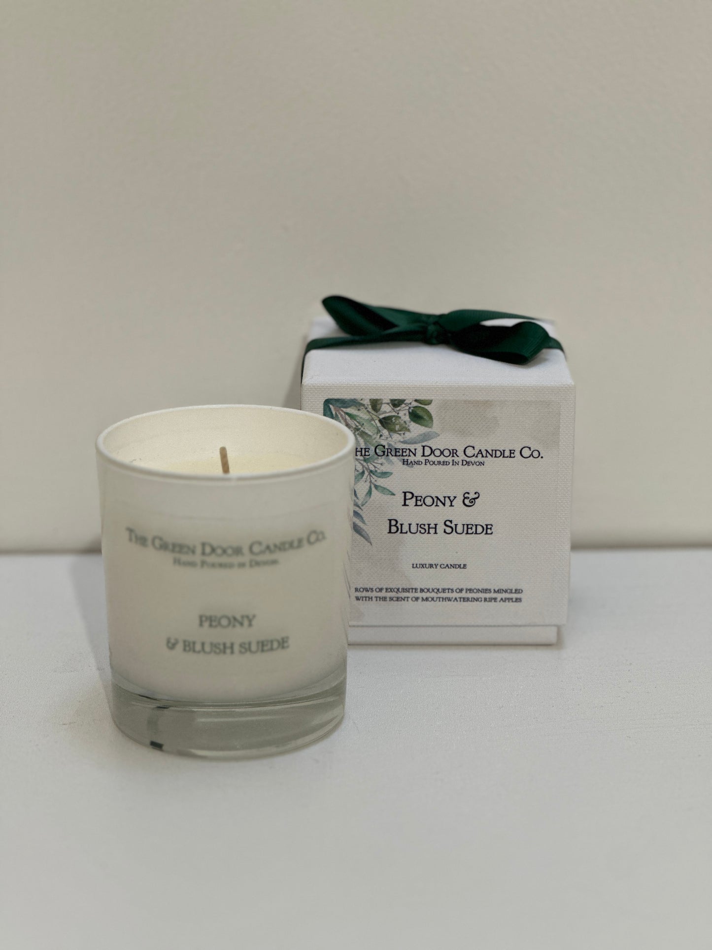 Peony & Blush Suede Luxury Candle